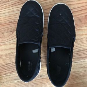Target black slip ons